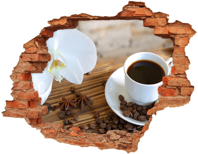Samolepiaca diera nálepka Šálka kávy