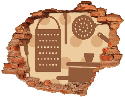 Samolepiaca diera nálepka Interiér s retro motívom