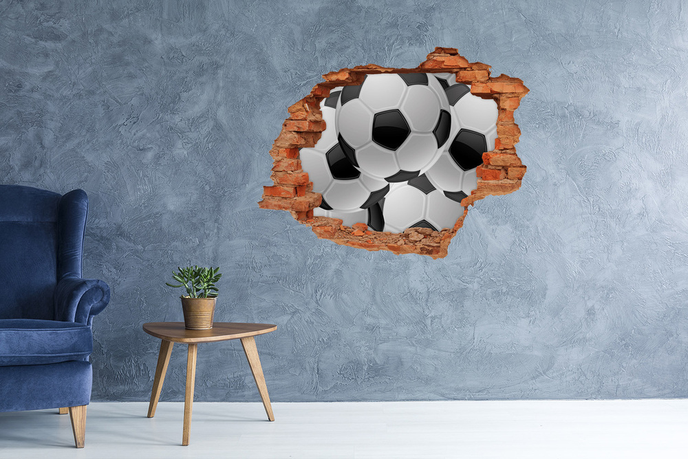 Samolepiaca diera na stenu Futbal