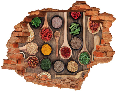 Diera 3D fototapeta nálepka Korenie z celého sveta