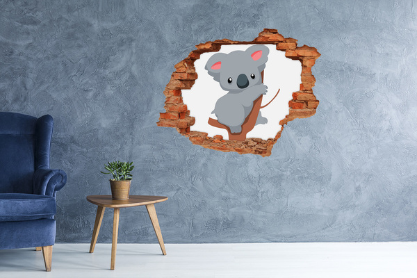 Nálepka diera na stenu Koala na strome