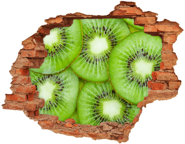 Diera 3D fototapeta nálepka Kiwi v betóne