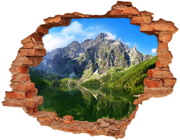 Nálepka fototapeta 3D Morské oko tatry