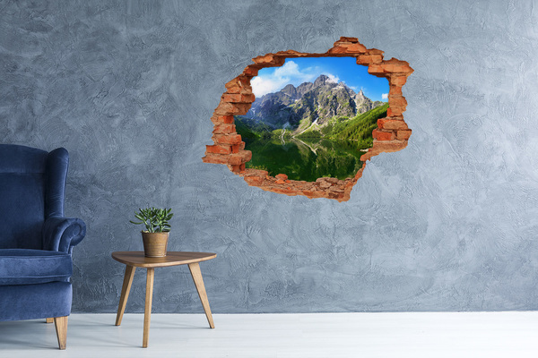 Nálepka fototapeta 3D Morské oko tatry