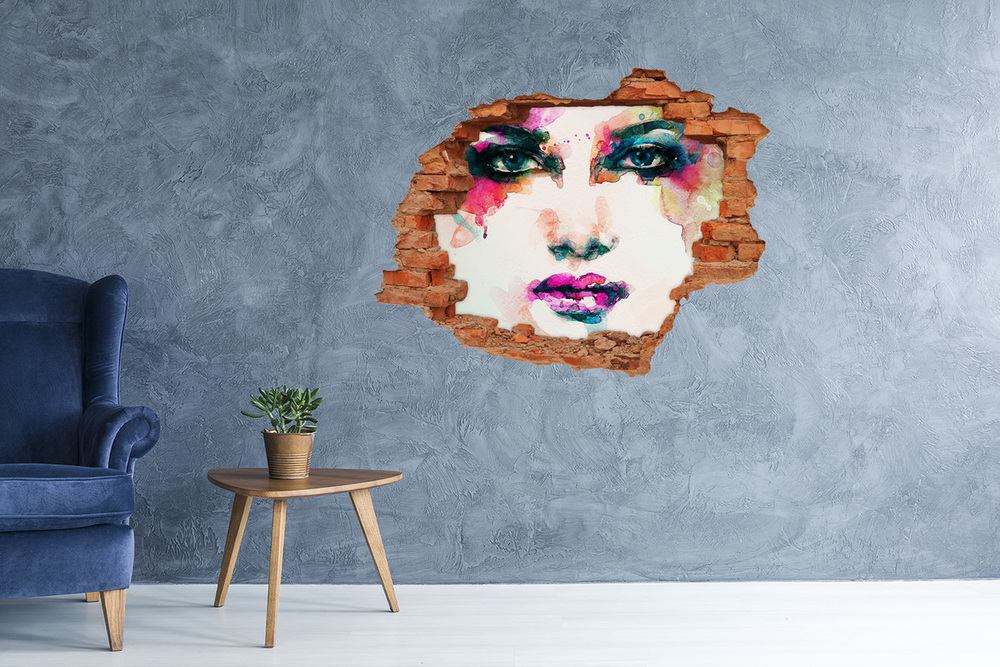 Fototapeta diera na stenu 3D Portrét ženy
