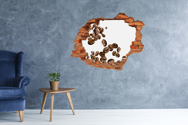 Samolepiaca diera nálepka betón Káva vo vzduchu