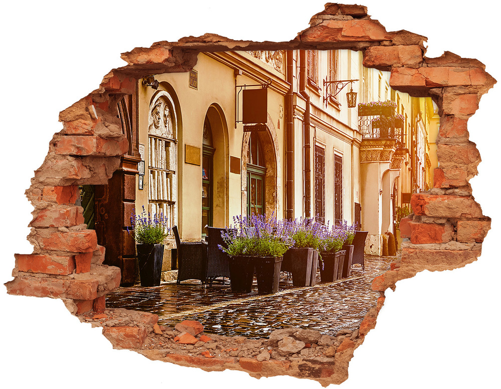 Fototapeta diera na stenu 3D Krakov, poľsko