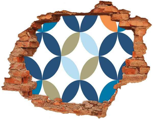 Fototapeta diera na stenu Moderný vzor na pozadí steny