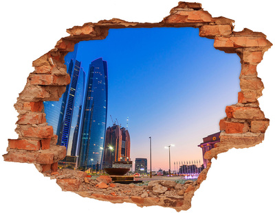 Fototapeta diera na stenu Ulica abu dhabi