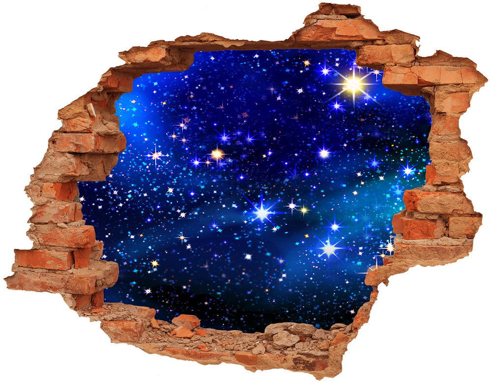 Samolepiaca diera na stenu Hviezdna obloha