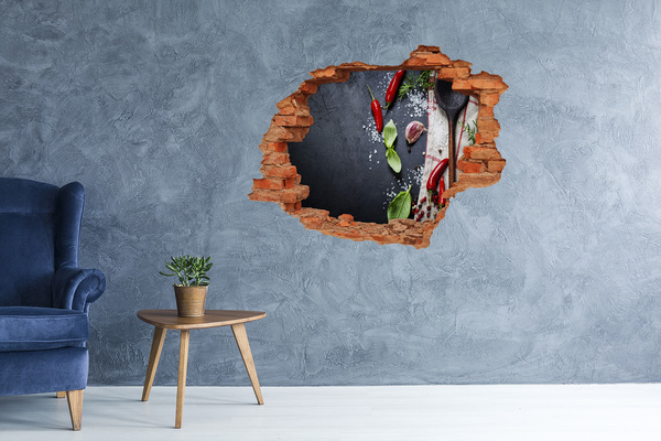 Nálepka fototapeta 3D výhľad Kuchyňa plná chutí