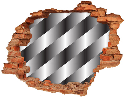 Samolepiaca nálepka na stenu Ilúzia rozbitej steny