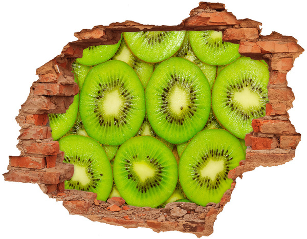 Fototapeta diera na stenu 3D Kiwi dyha