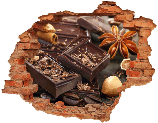 Nálepka fototapeta 3D výhľad Čokoládová lahôdka