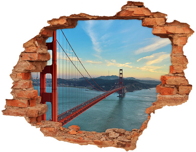 Diera 3D fototapeta nálepka Bridge v san franciscu