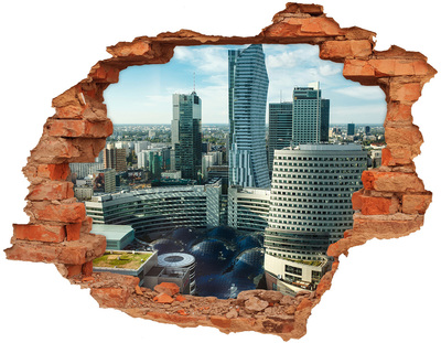 Diera 3D fototapeta nástenná Varšava poľsko
