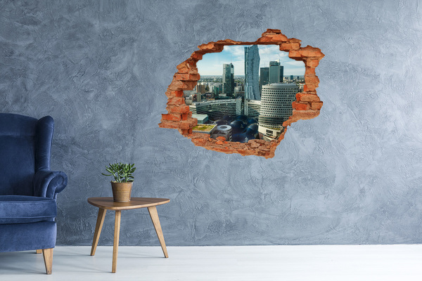 Diera 3D fototapeta nástenná Varšava poľsko