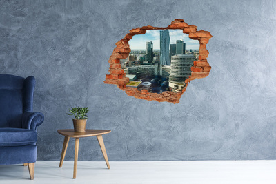 Diera 3D fototapeta nástenná Varšava poľsko