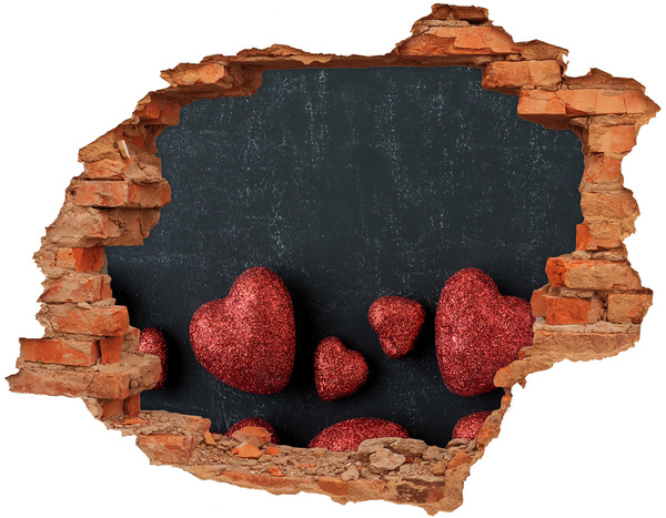 Samolepiaca nálepka fototapeta Srdce v troskách