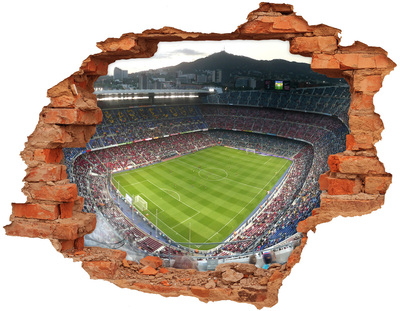 Diera 3D fototapeta nálepka Futbalový štadión v akcii