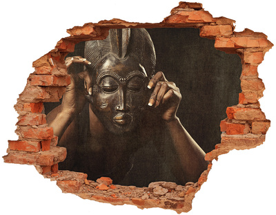 Diera 3D fototapeta nálepka Africké masky