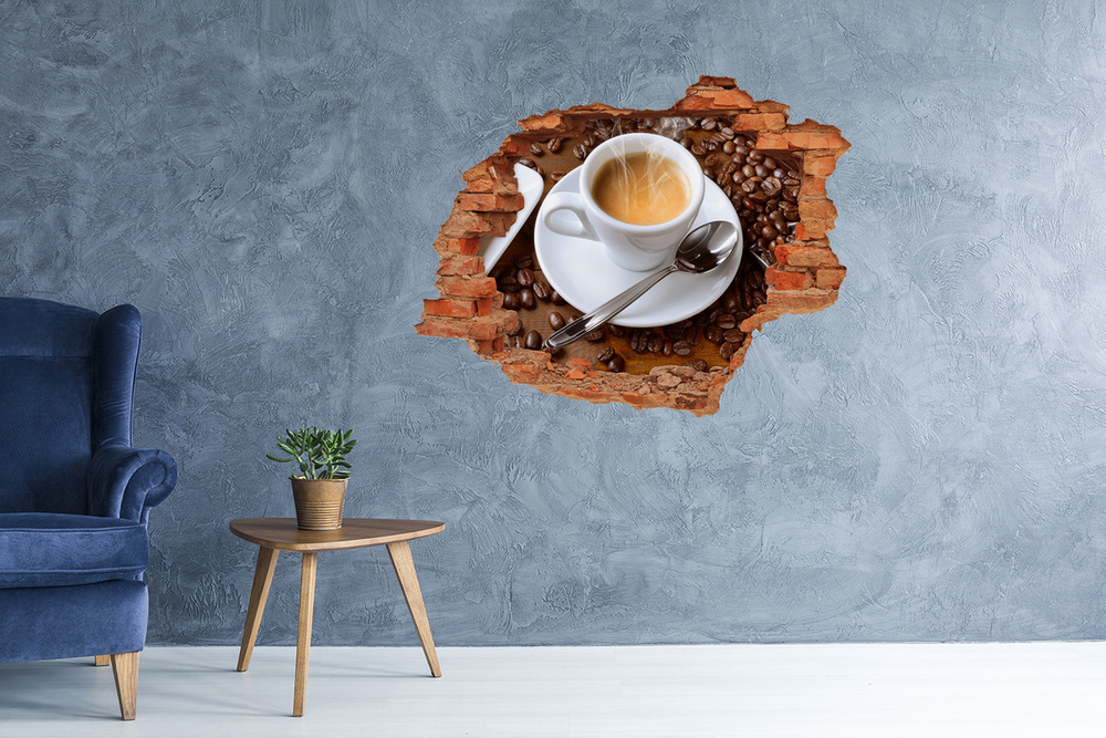 Diera 3D fototapeta nálepka Aromatické kávy
