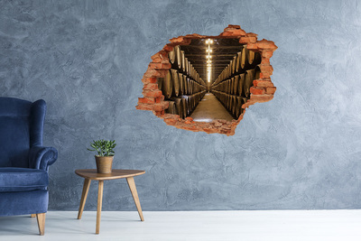 Samolepiaca nálepka fototapeta Interiér vinárstva so sudmi