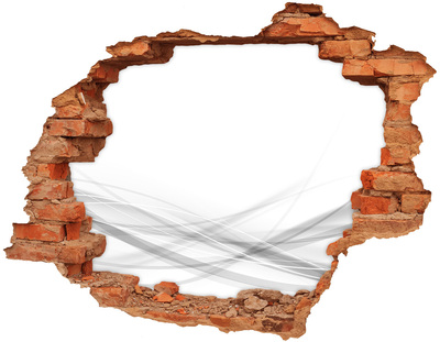 Samolepiaca diera na stenu Zrúcaná stena s výhľadom na priestor