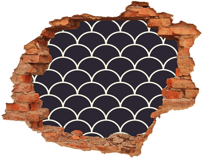 Samolepiaca nálepka betón Vlny v tme