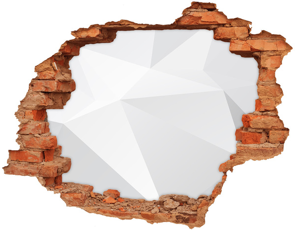 Diera 3D fototapeta nálepka Rozbitá stena s odrazom svetla