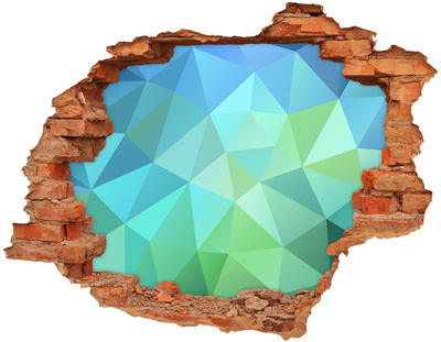 Nálepka 3D diera na stenu Virtuálna diera v stene