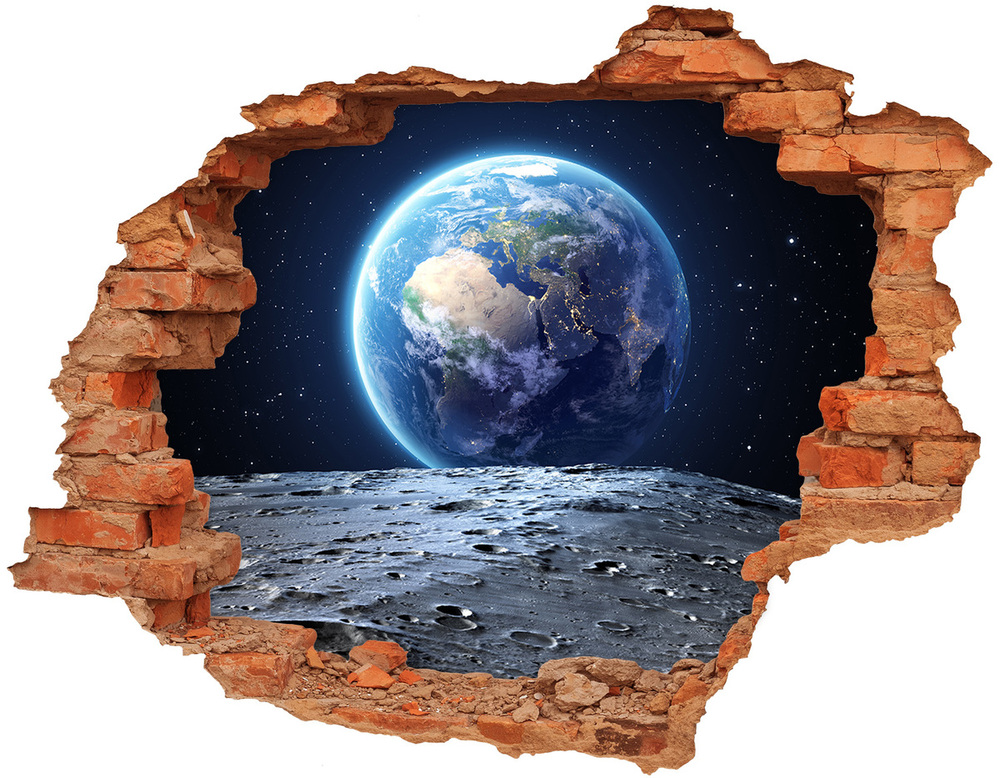 Fototapeta diera na stenu Planéta zem