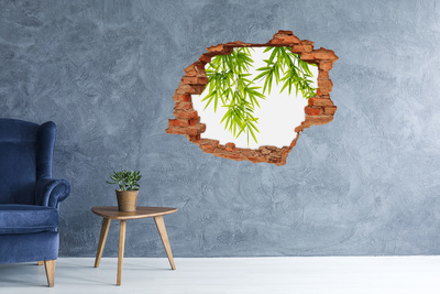 Samolepiaca diera na stenu Listy bambusu