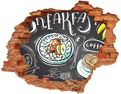 Fototapeta diera na stenu Retro raňajky