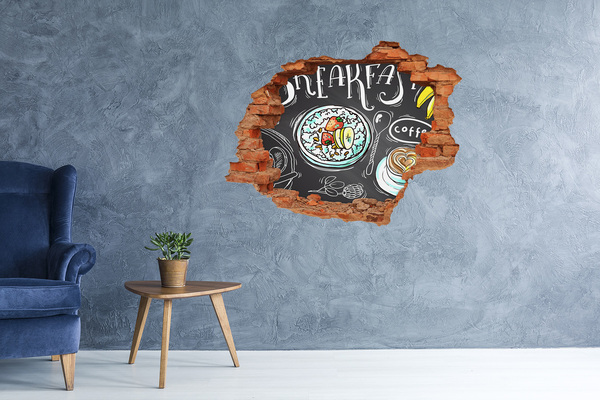 Fototapeta diera na stenu Retro raňajky