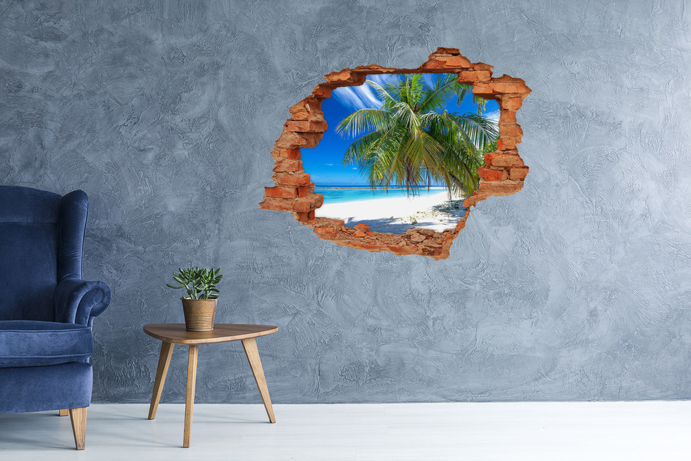 Fototapeta diera na stenu 3D Tropické pláže