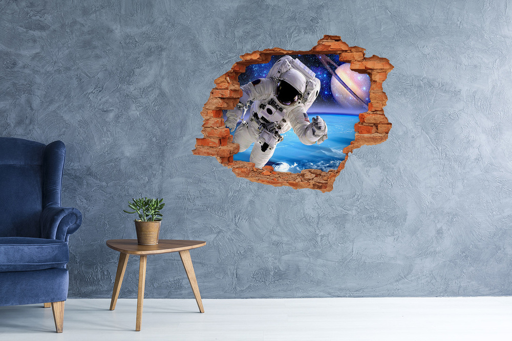 Diera 3D fototapeta na stenu Astronaut