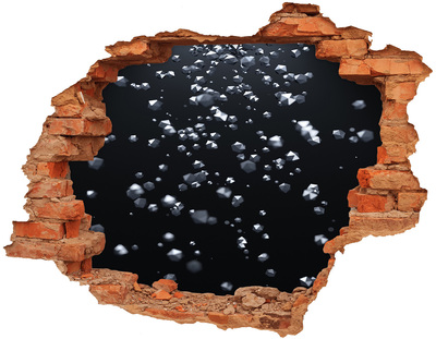 Nálepka 3D diera Kozmická hĺbka