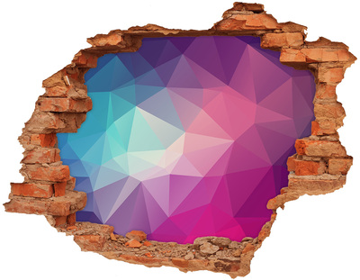 Foto fotografie diera na stenu Geometria v diere