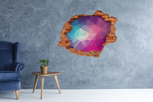 Foto fotografie diera na stenu Geometria v diere