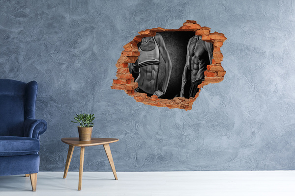 Diera 3D fototapeta na stenu Sila a odhodlanie