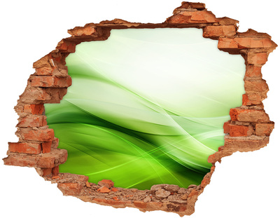 Fotoobraz diera na stenu Zelenej vlny pozadie
