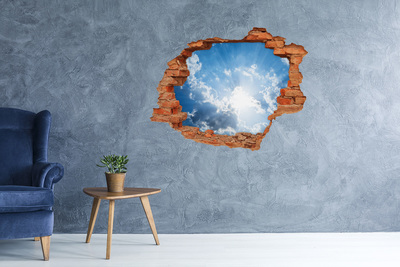Fototapeta diera na stenu 3D Mraky na oblohe