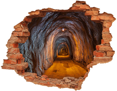 Fototapeta diera na stenu Tunel v horách