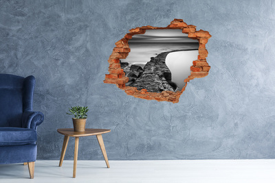 Nálepka fototapeta 3D na stenu Kamenný bulvár pri mori