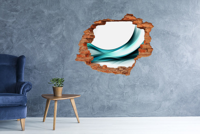 Diera 3D fototapeta nálepka Voda v betónovej trhline