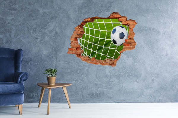Diera 3D fototapeta nálepka Gól vo futbale