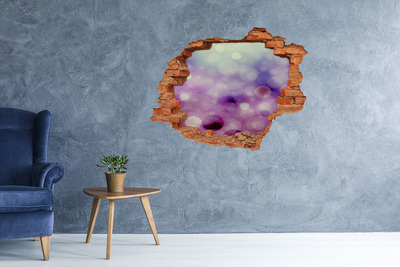 Diera 3D fototapeta nálepka Farebná diera v stene