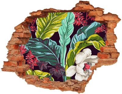 Fototapeta diera na stenu Tropické kvety