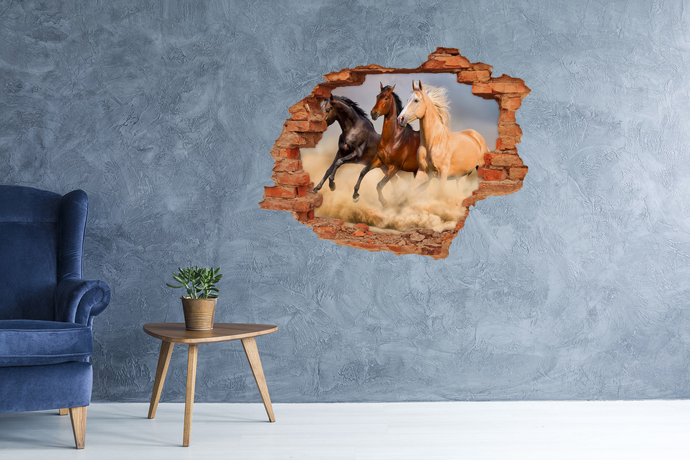 Fototapeta diera na stenu Cválajúca kone